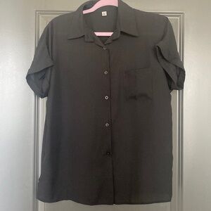 MOVING SALE - Women’s Short Sleeve Button Down Shirt